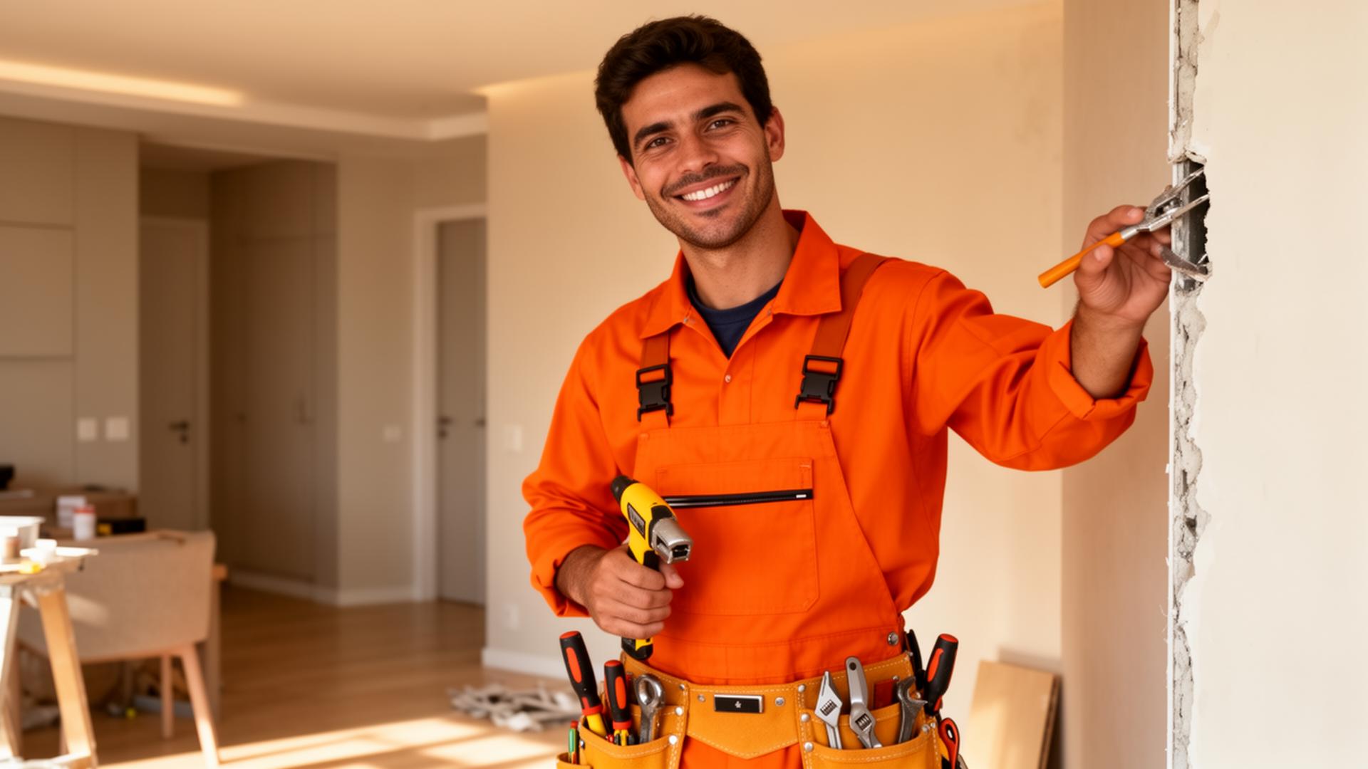 Profissional da RS Serviços Residenciais atendendo em BH